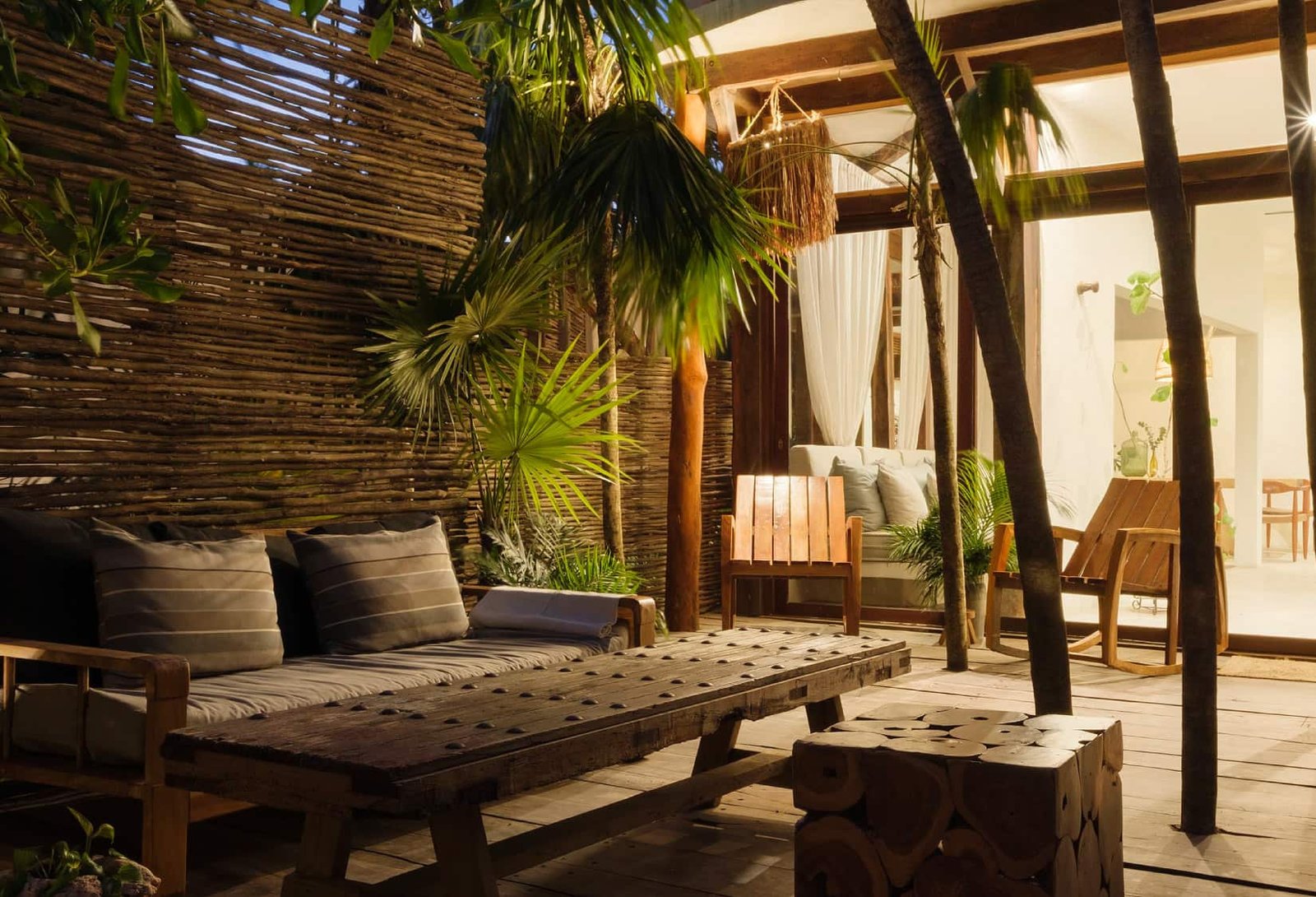 Casa Chakté private garden - Exclusive villa in Tulum, Mexico with ocean and garden view - Aldea Canzul